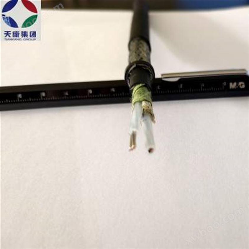 安徽天康供应阻燃型船用电缆CJPF90/SC 3x4编织屏蔽型船用电力电缆