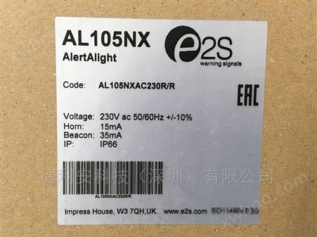 E2S AL105NXAC230R/R声光信号器